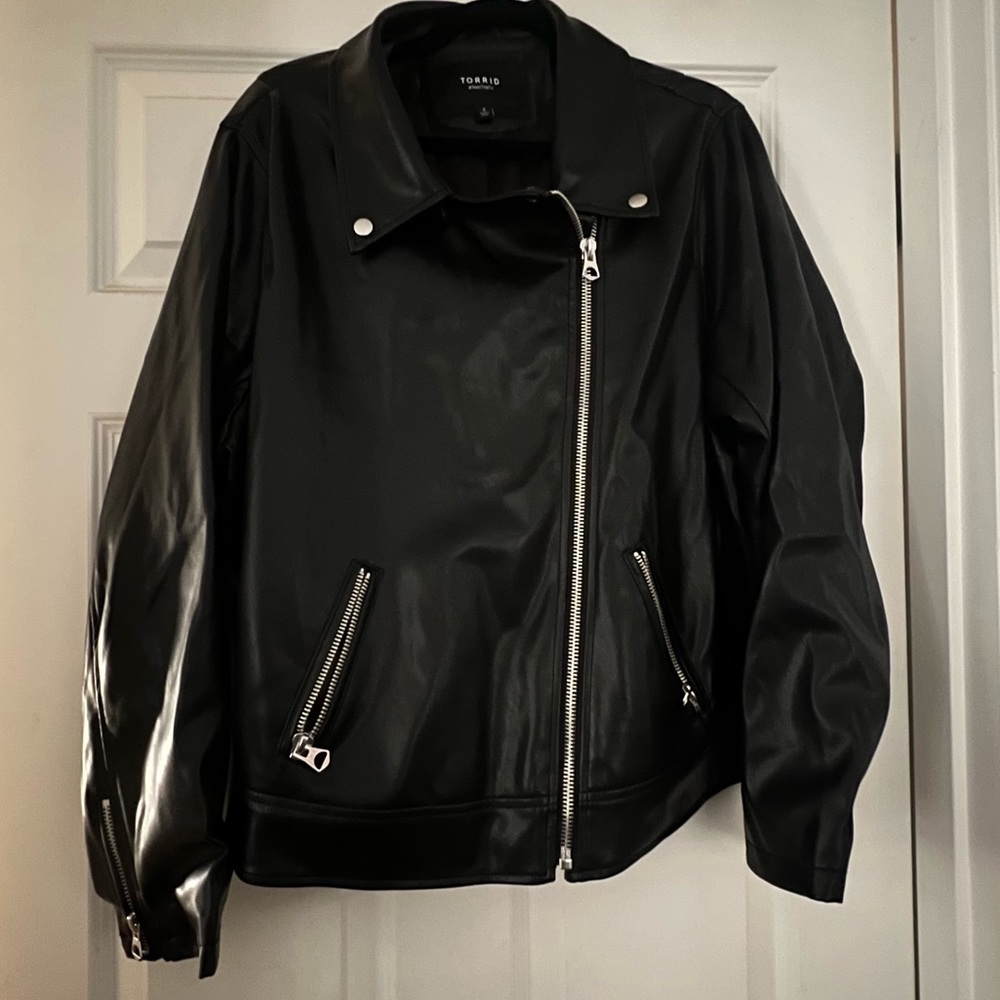 Like New Faux Leather Jacket